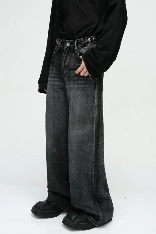 Wide Leg Jeans with Pockets Carauana Store