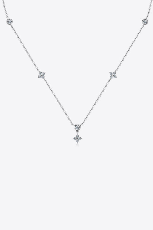 Moissanite 925 Sterling Silver Necklace Carauana Store