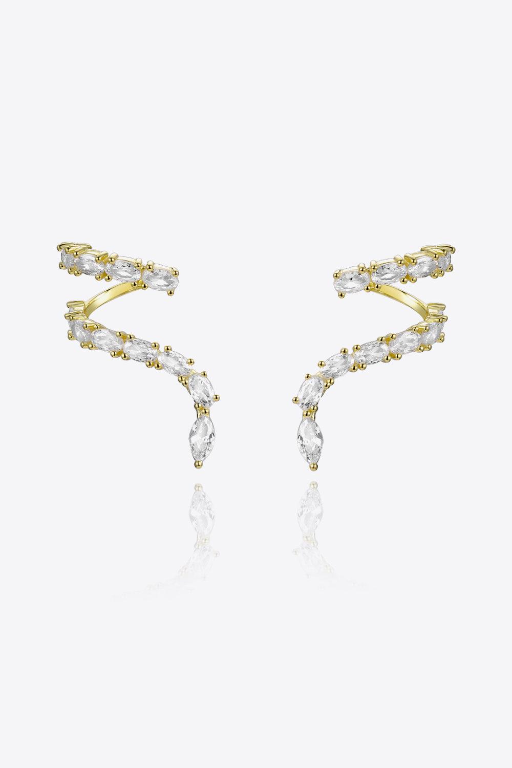 Zircon 925 Sterling Silver Earrings