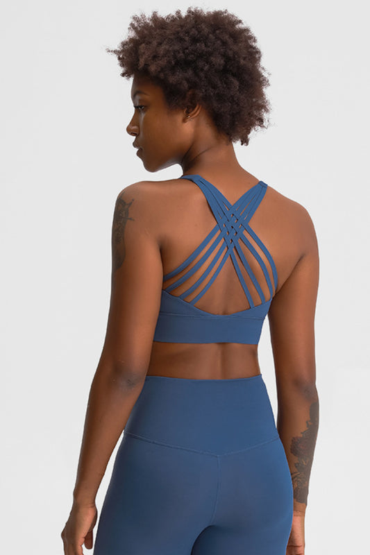 Millennia Eight Strap Sports Bra Carauana Store