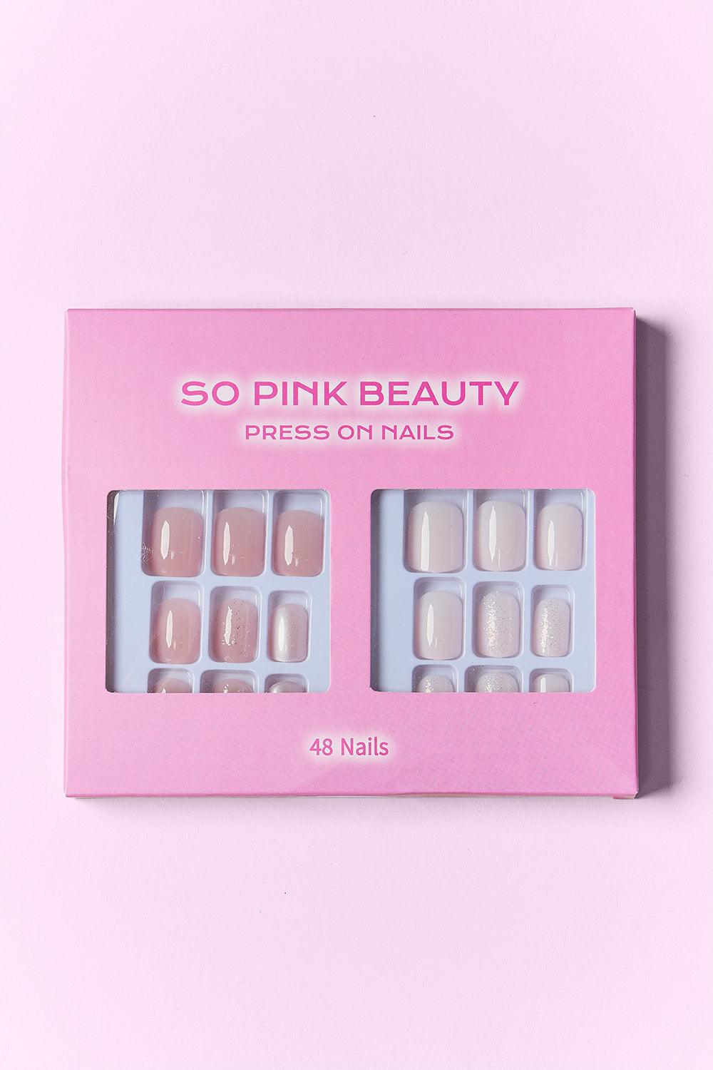 SO PINK BEAUTY Press On Nails 2 Packs