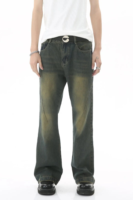 Decorative Seam Jeans with Pockets Carauana Store
