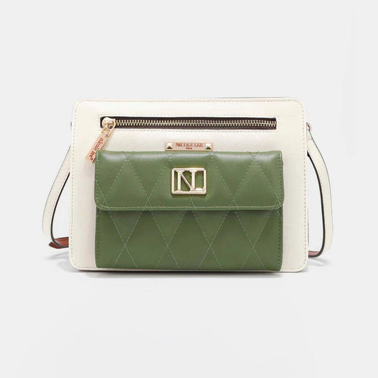Nicole Lee USA Color Block Crossbody Bag Carauana Store