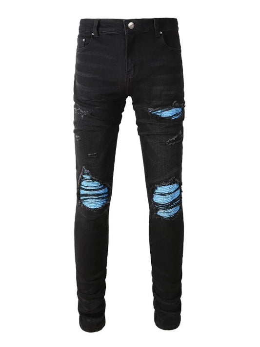 Men's Distressed Skinny Jeans Carauana Store