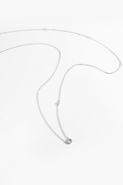 L To P Zircon 925 Sterling Silver Necklace