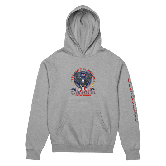 CaRaUaNa unisex hoodie Grey Cotton CaRaUaNa Fashion