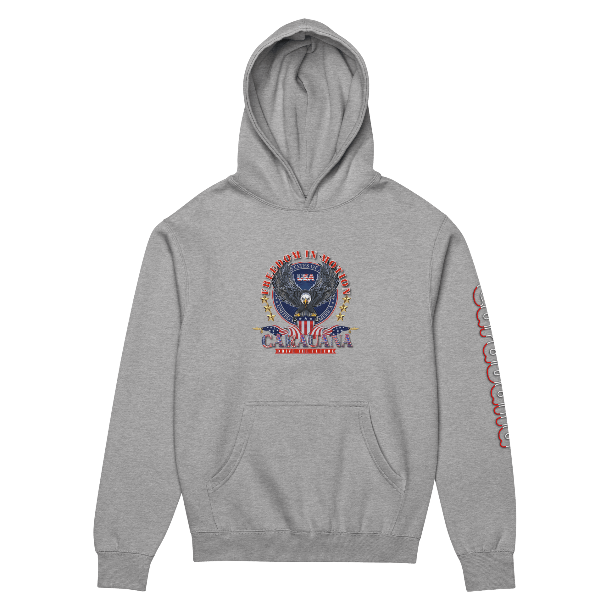 CaRaUaNa unisex hoodie Grey Cotton CaRaUaNa Fashion