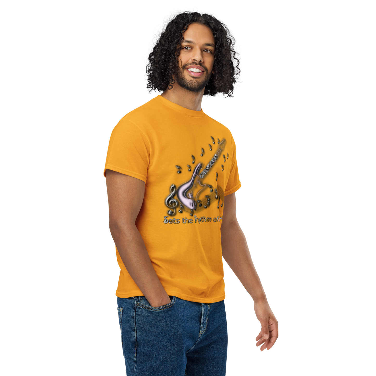 🎸 Premium® T-Shirt CaRaUaNa Guitar V1 Carauana Store