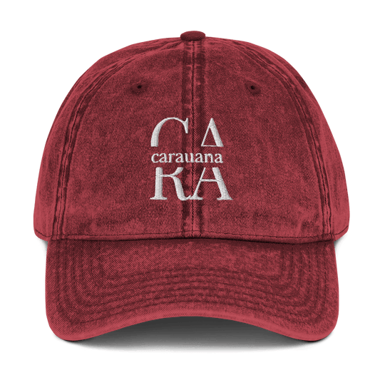 Vintage Cotton Twill Cap Men Carauana Store