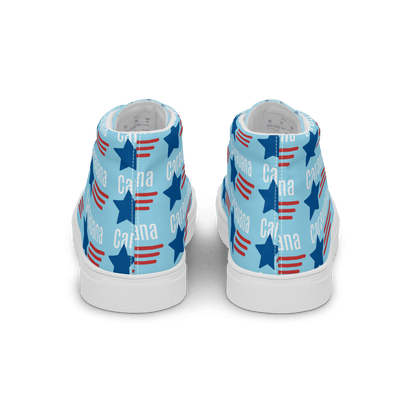 CARAUANA Hip Hop canvas shoes sky blue USA