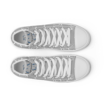 CARAUANA Hip Hop canvas shoes Grey Branded