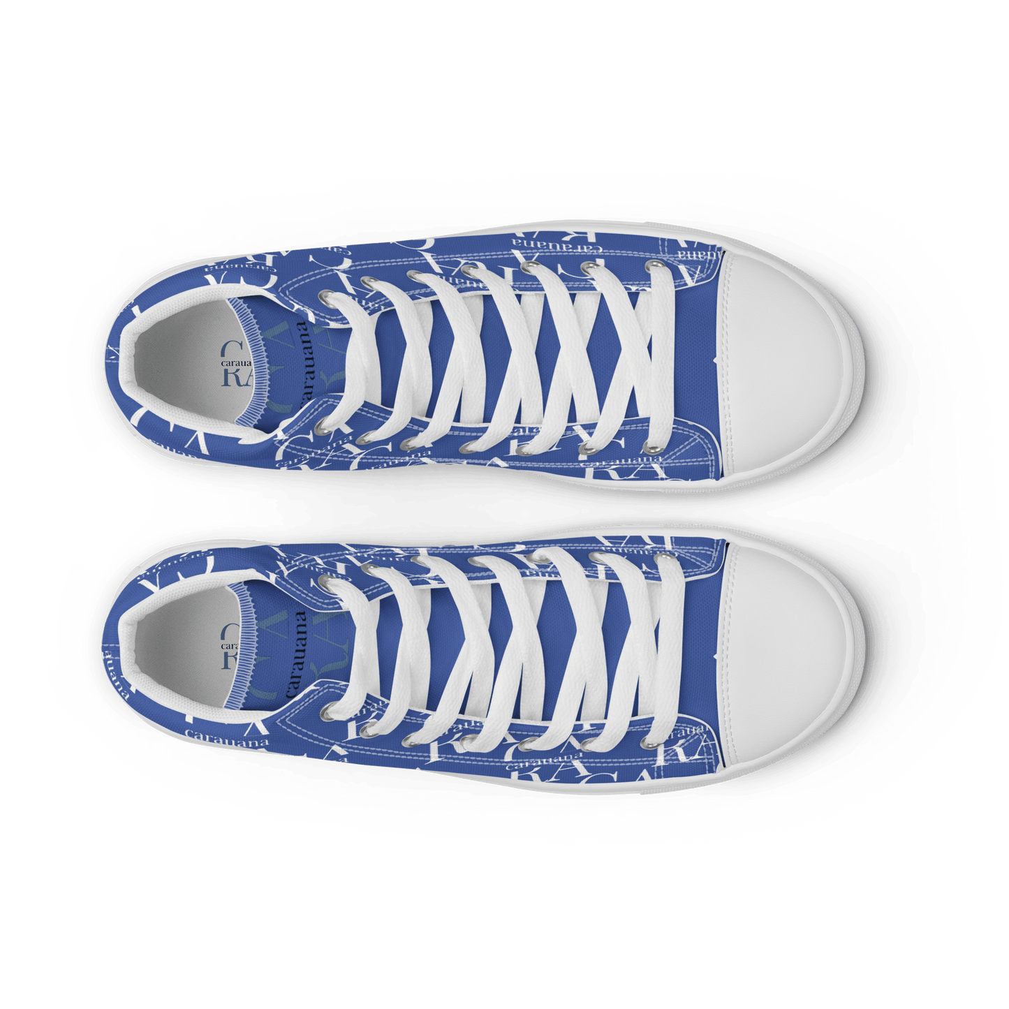 CARAUANA Hip Hop canvas shoes Blue Branded