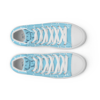 CARAUANA Hip Hop canvas shoes sky blue Branded