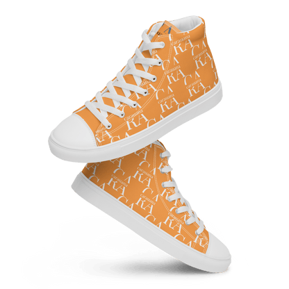 CARAUANA Hip Hop canvas shoes Orange Branded