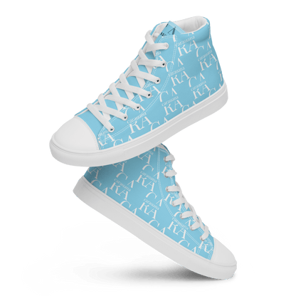 CARAUANA Hip Hop canvas shoes sky blue Branded