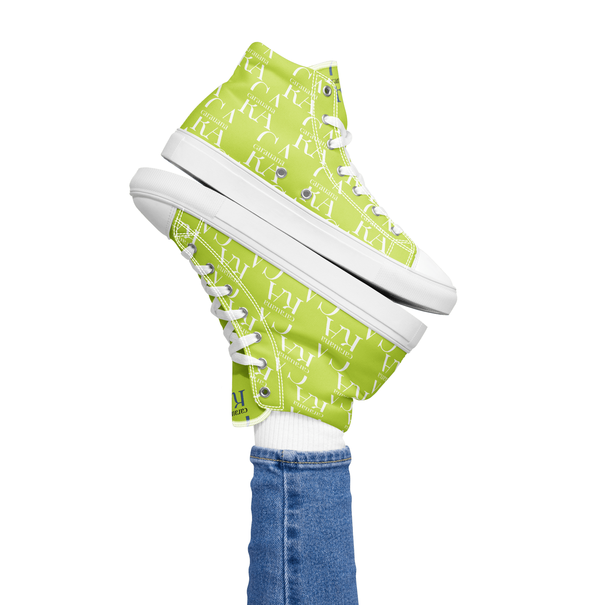 CARAUANA Hip Hop canvas shoes Lemon Branded