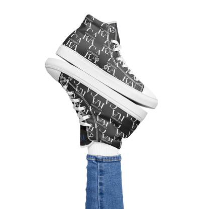 CARAUANA Hip Hop canvas shoes Black Branded