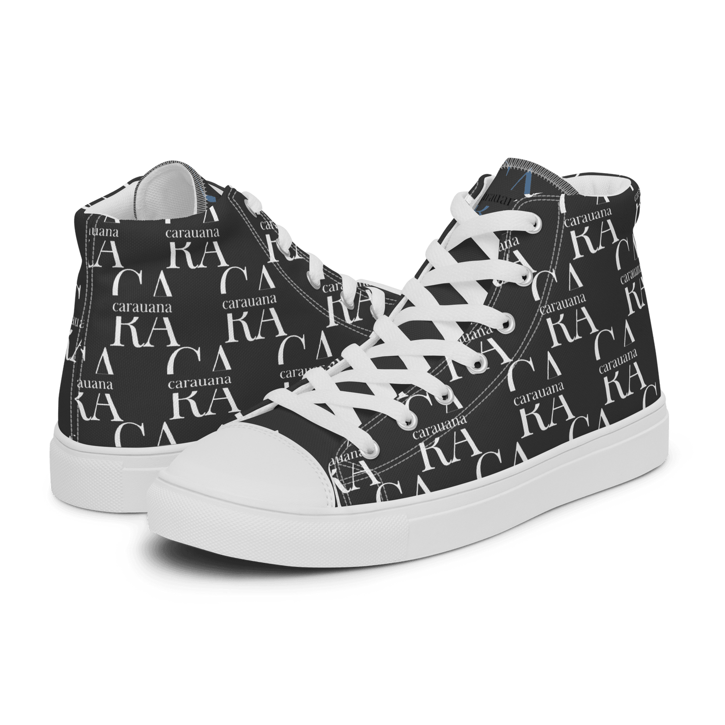 CARAUANA Hip Hop canvas shoes Black Branded