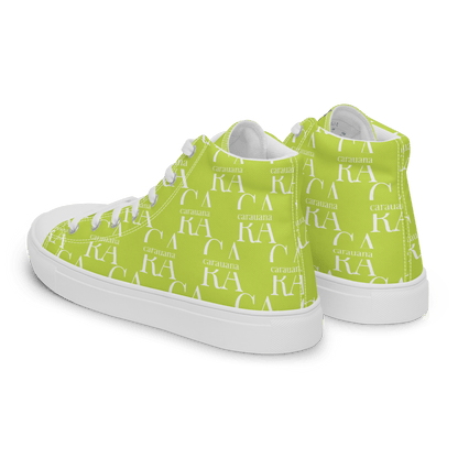 CARAUANA Hip Hop canvas shoes Lemon Branded