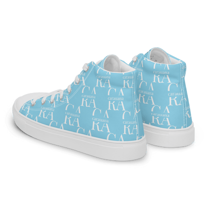 CARAUANA Hip Hop canvas shoes sky blue Branded