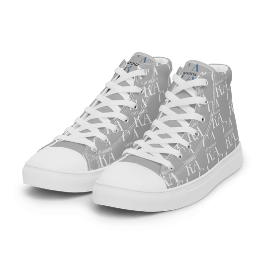 CARAUANA Hip Hop canvas shoes Grey Branded Carauana Store