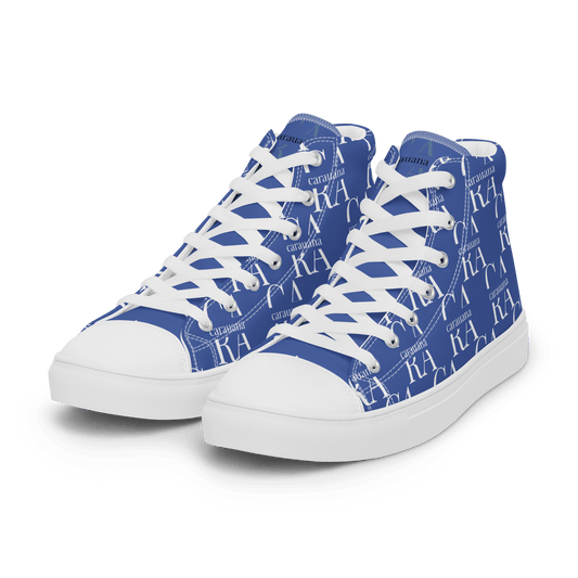 CARAUANA Hip Hop canvas shoes Blue Branded Carauana Store