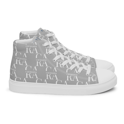 CARAUANA Hip Hop canvas shoes Grey Branded