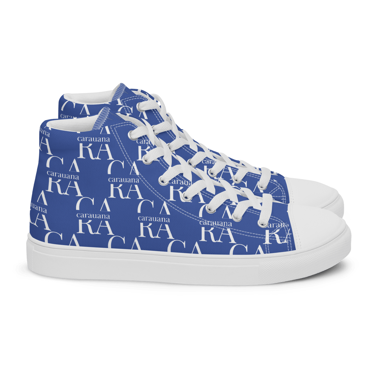 CARAUANA Hip Hop canvas shoes Blue Branded