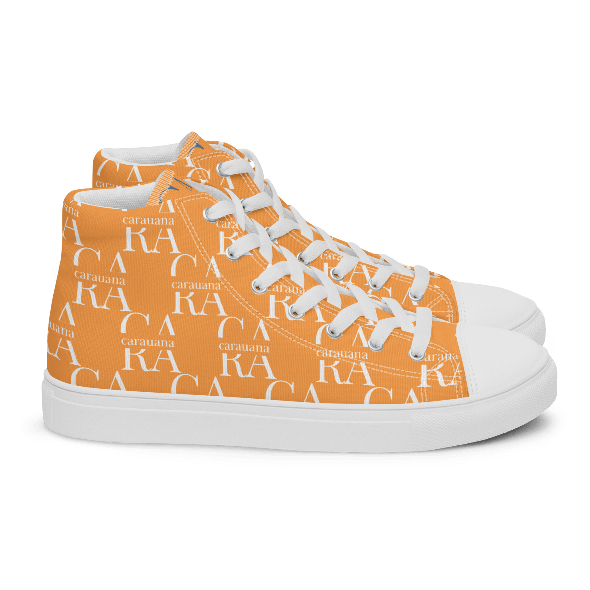 CARAUANA Hip Hop canvas shoes Orange Branded