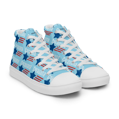 CARAUANA Hip Hop canvas shoes sky blue USA